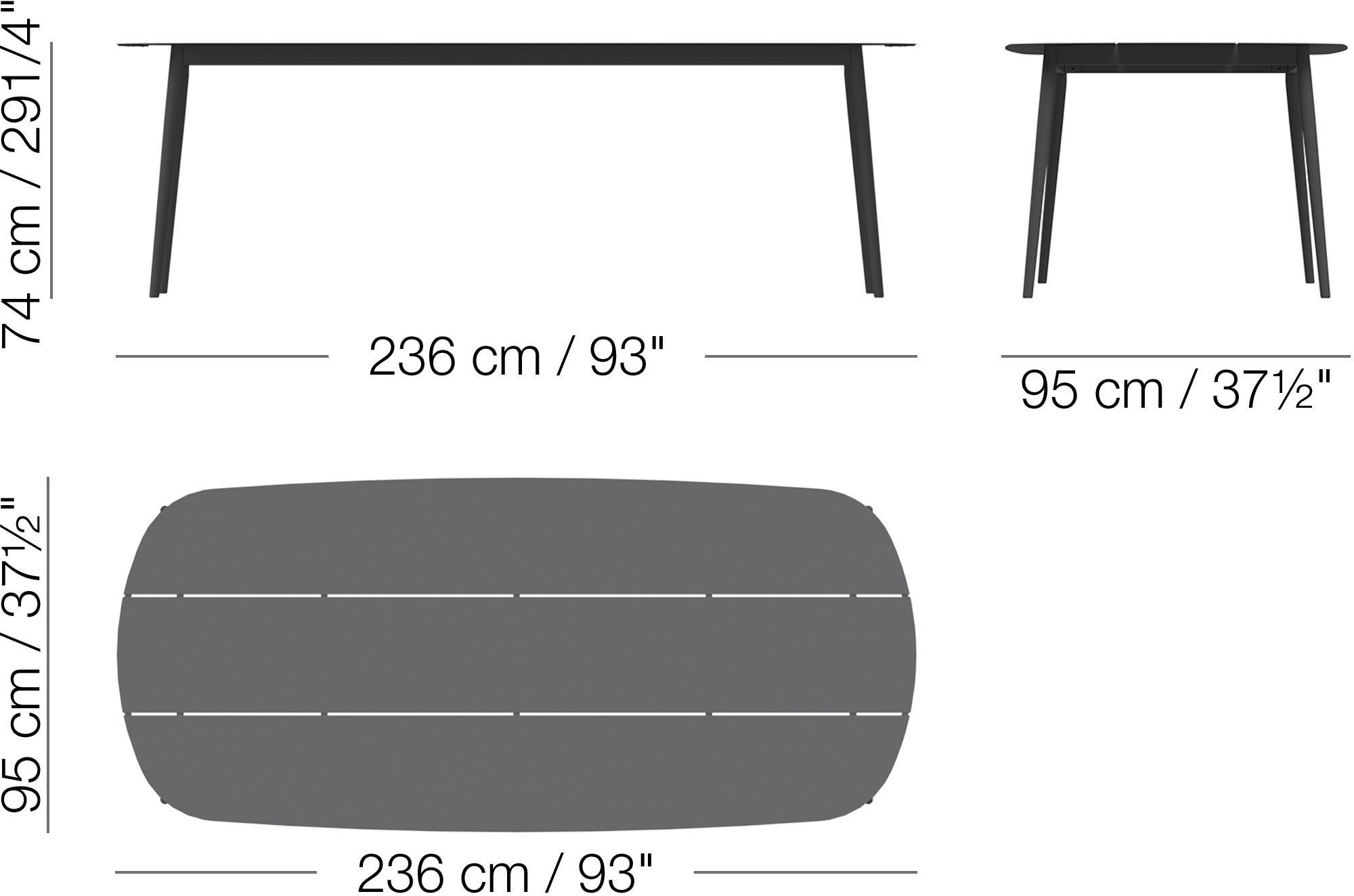 Cancún ダイニングテーブル | Outdoor dining table | Cancún | Morten